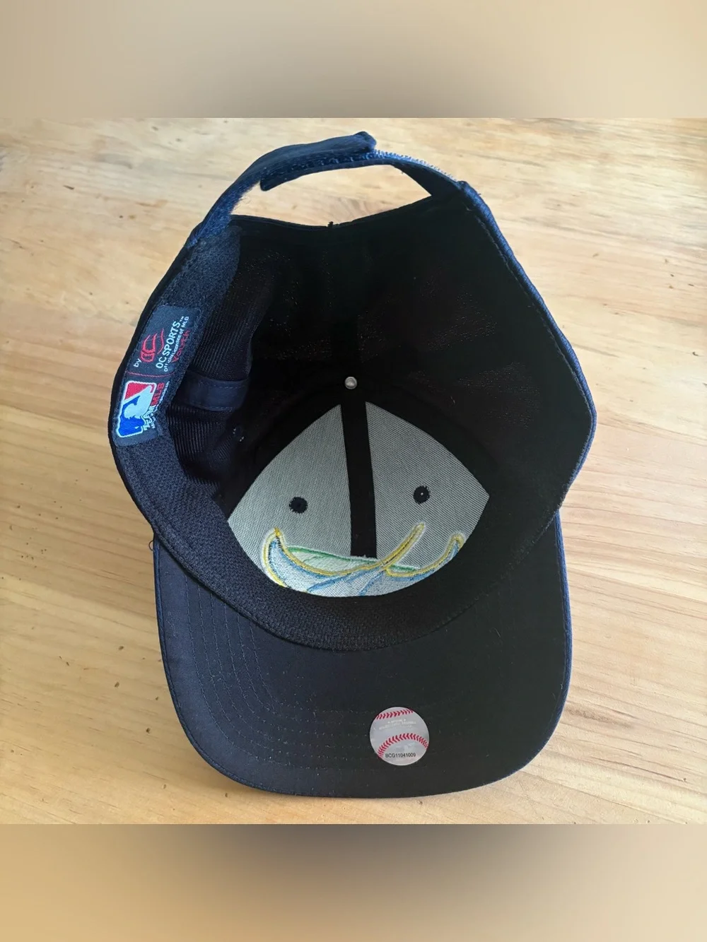 Youth Navy Blue Baseball Cap Tampa bay rays